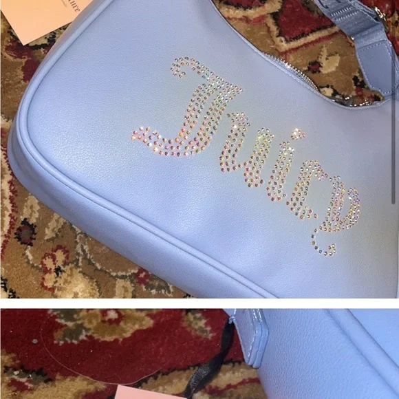 Juicy Couture Light Blue Shoulder Bag - Picture 2 of 6